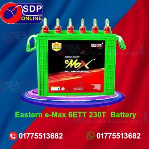 Eastern e-Max 6ETT 230T Tall Tubular Battery
